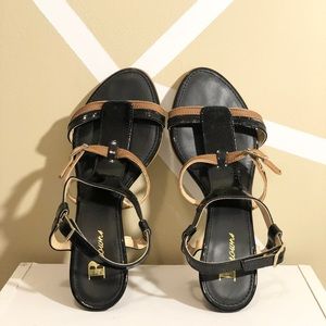 Browns Wedge Heels ( Size 7 )